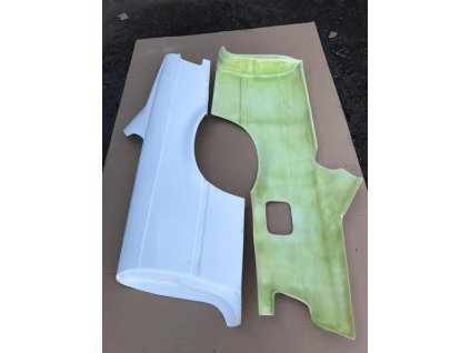 BMW E36 coupe hinten seiitenteile GFK