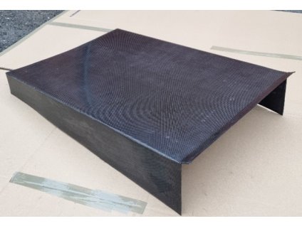 Universeller GFK Unterboden-Heckdiffusor  630mm ,schwarz