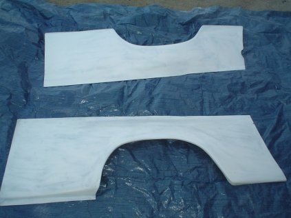 Fiberglass rear side panel BMW 02 E10