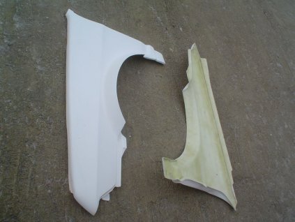 Fiberglass wide fenders for Fiat Ritmo 1