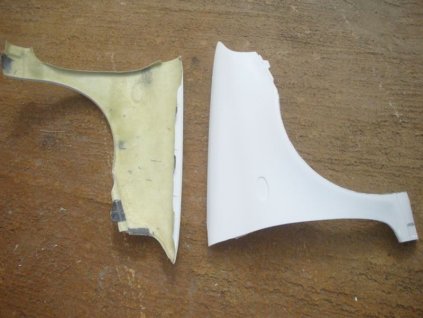 Fiberglass fenders for Fiat Punto 1