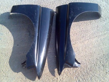 Fiberglass fenders for Ford Escort Cosworth