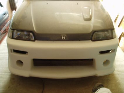 Fiberglass front bumper Honda CRX ED9