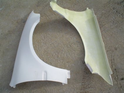 Fiberglass fenders for Honda Civic 5