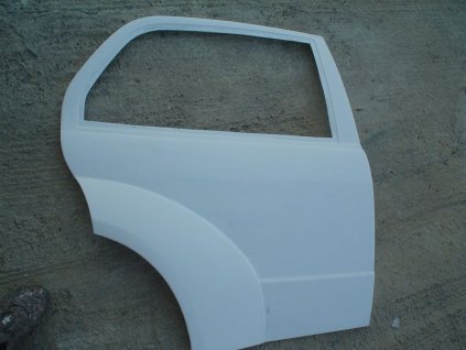 Pair fiberglass rear doors for Škoda Fabia 1