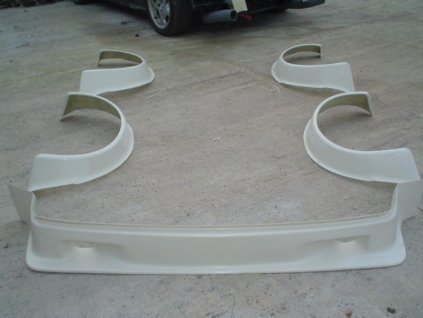 Fiberglass arches + spoiler VW Golf 1 Gruppe 2