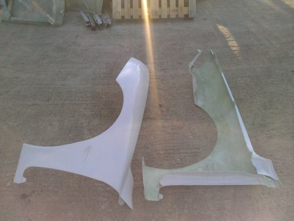 Fiberglass Fenders for Alfa Romeo 156