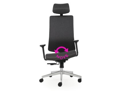 Zdravotní kancelářská židle  Roma Move C CR+P