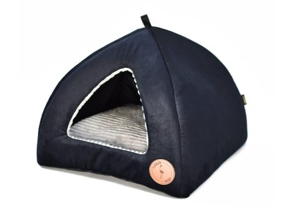 Bouda Bella, Velvet černá 01