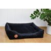Pelíšek pro psa Cézar, černý velvet 04