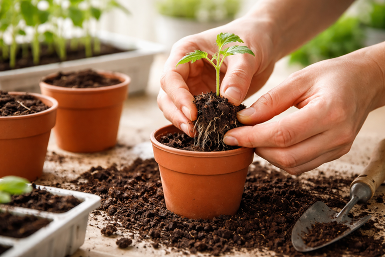 Přepichování sazenic krok za krokem: kdy je správný čas a jak nepoškodit kořeny
