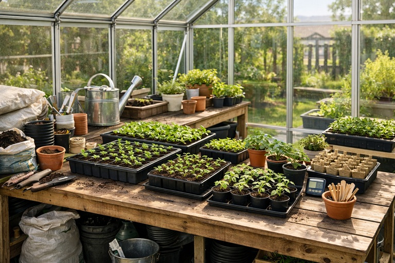 Jak připravit skleník a growroom na duben, aby sezóna nezačala problémy