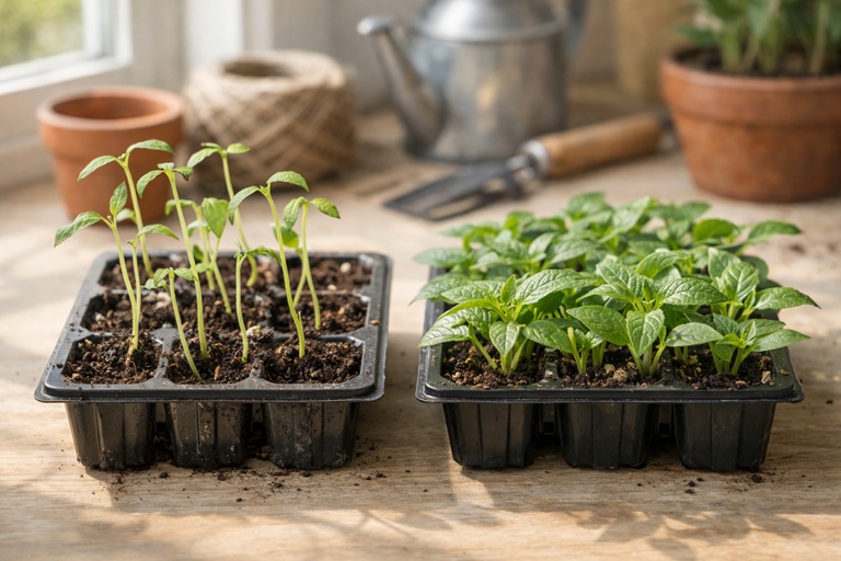 7 nejčastějších chyb při předpěstování sazenic a jak je napravit