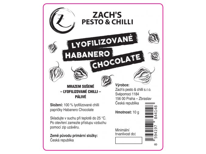 Habanero chocolate lyofilizovane 2022 PRINT