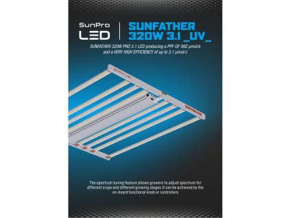 4845 sunpro sunfather 320w 3 1 uv led