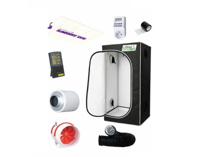 sunpro sunboard 120w kit climabox white 60x60x160cm