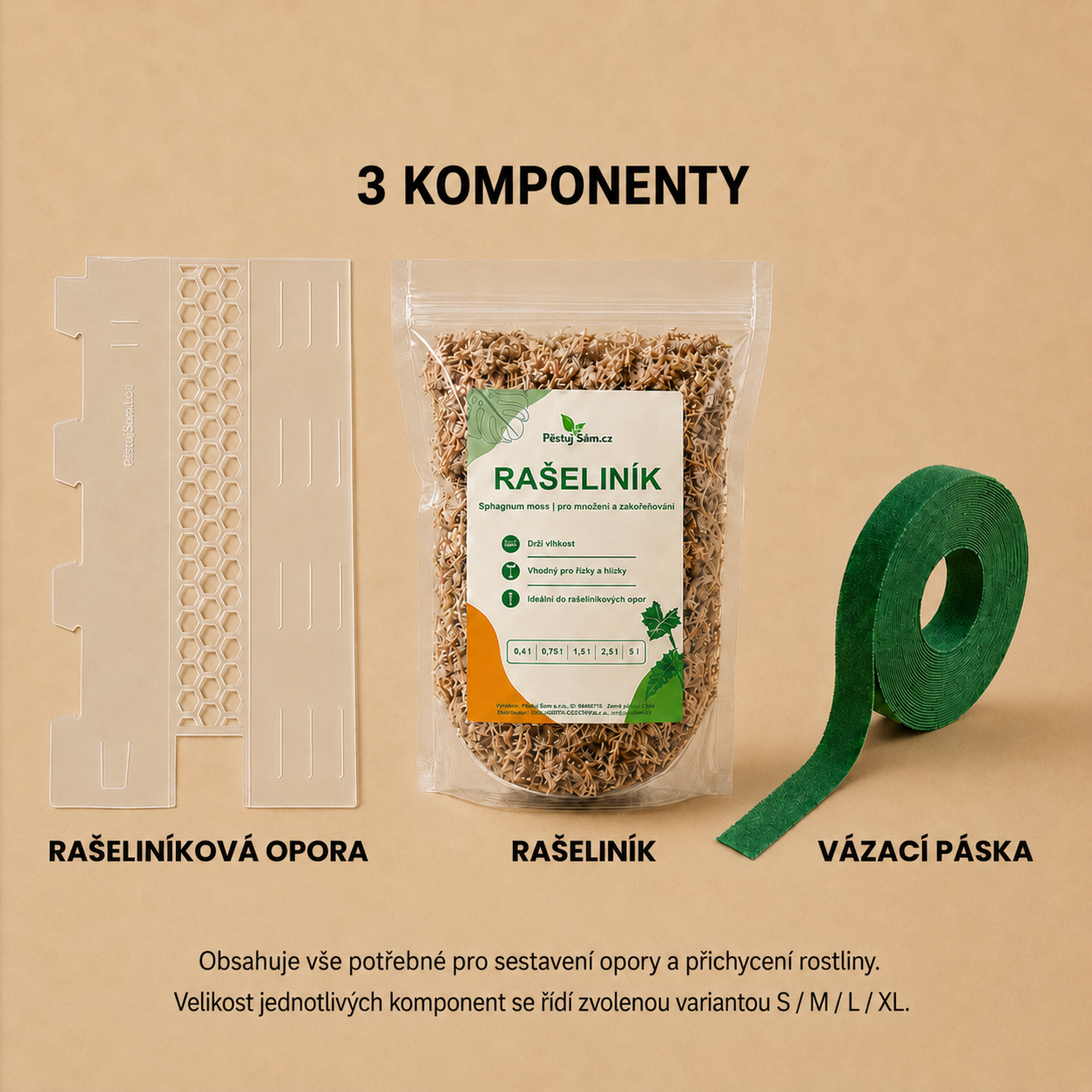 Základní set s rašeliníkovou oporou