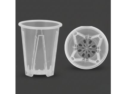 Transparentní květináč pro aroidy