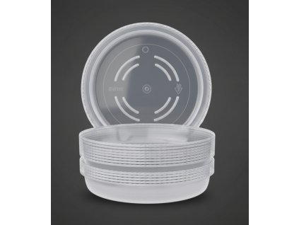 Průhledná podmiska pod květináč