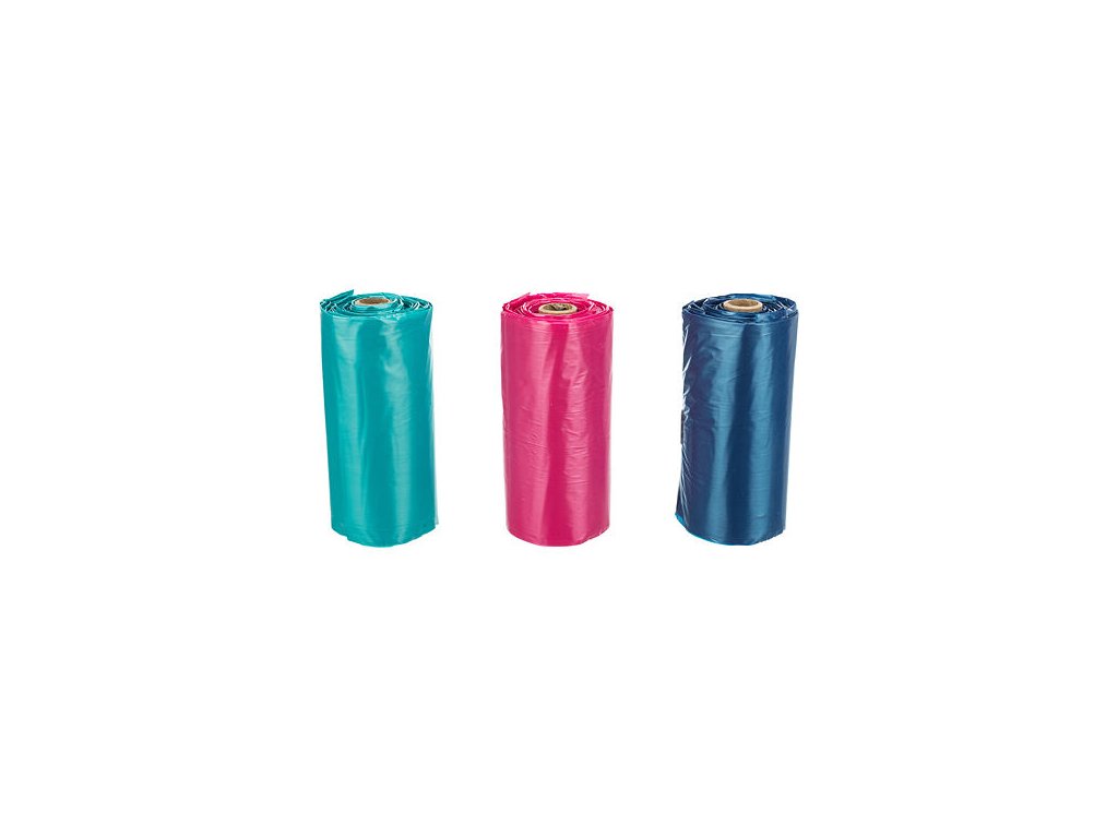 Replacement color bags for droppings M with ears 3 rolls of 15 pcs