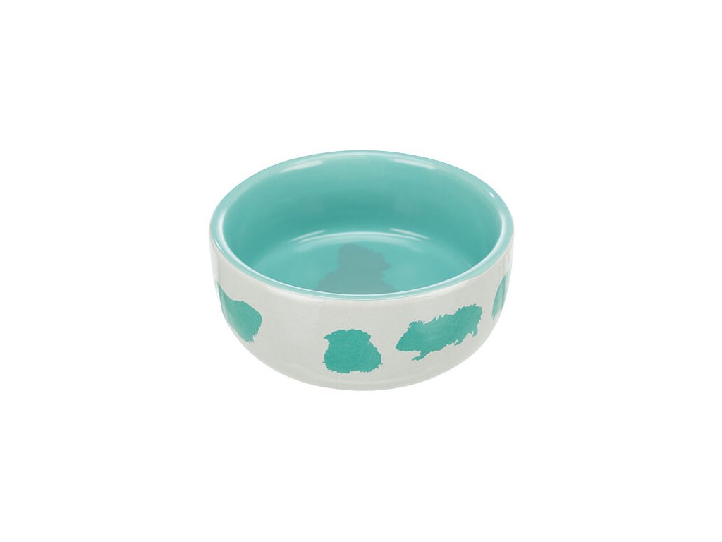 Ceramic bowl for guinea pigs, colored 250 ml/11 cm