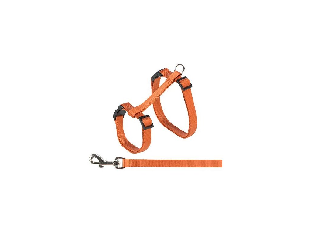 Cat Harness with Leash, 27-45cm/ 10mm, 1.2m, Assorted Colors