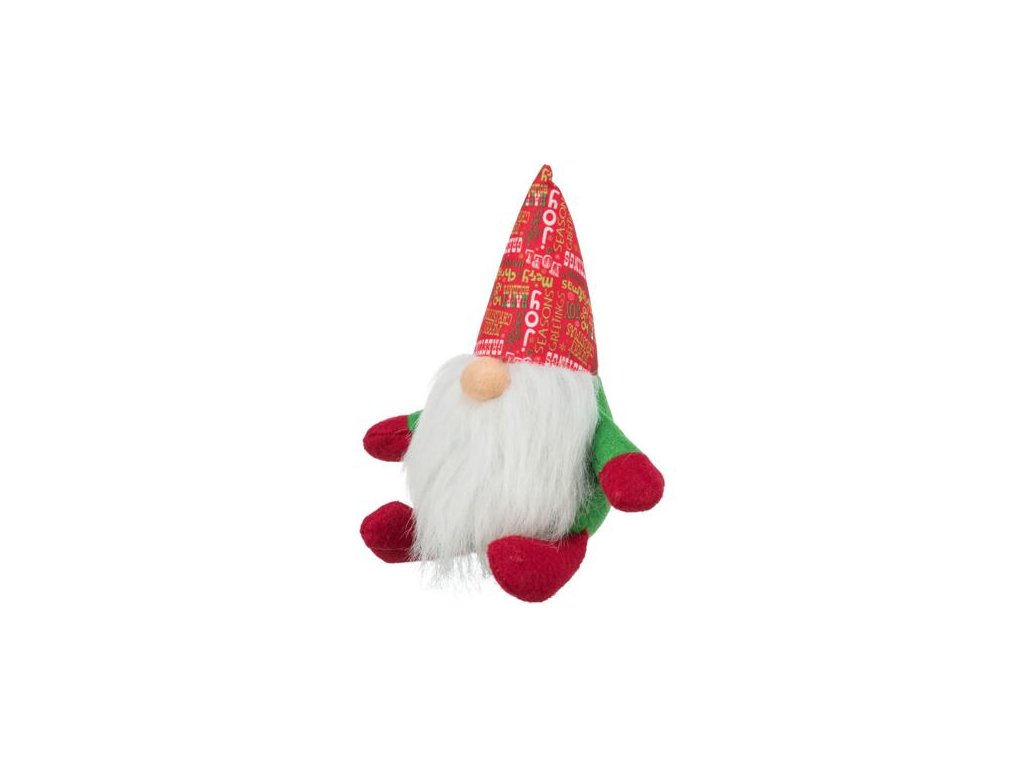 Xmas Dwarf - Christmas elf, toy for dogs with sound, 21 cm, various types