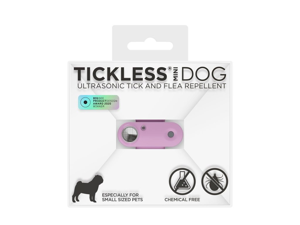 TICKLESS Mini dog Nabijeci ultrazvukovy odpuzovac klistat a blech Organ purple 0803202411424444508