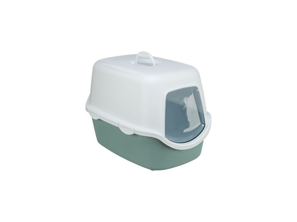 VICO covered toilet with door, without filter 40 x 40 x 56 cm, sage/white