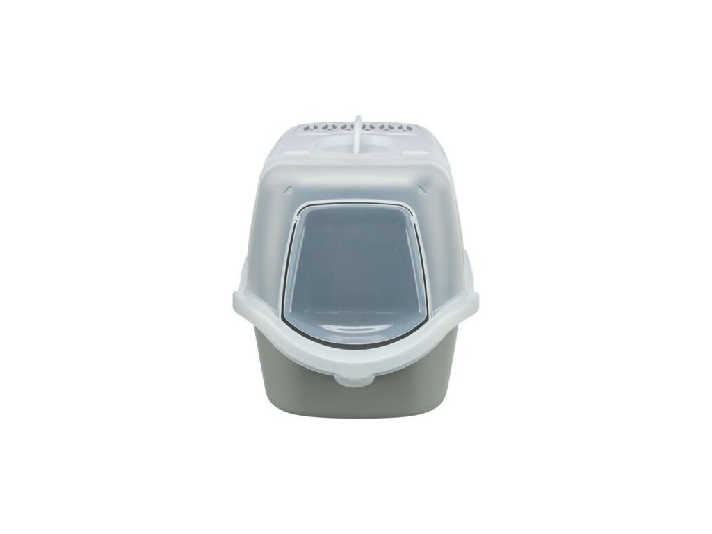 Toilet VICO Open TOP 40 x 40 x 56 cm, with hinge, with filter, scoop, light gray/white