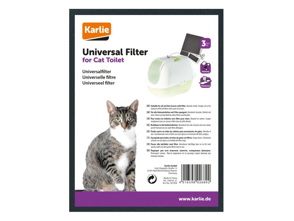 Karlie Universal toilet filters - (15x20cm)