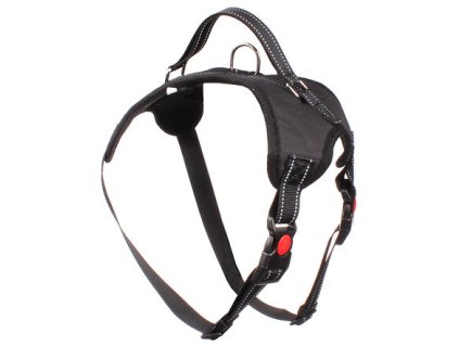 Body harness for dogs black size XL