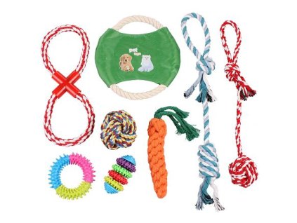 Play Time-Set mit Spielzeugen für Hunde, Packung 1 Set