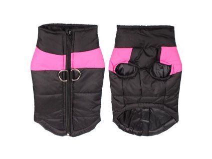Áo khoác vest Doggie cho chó màu hồng size L