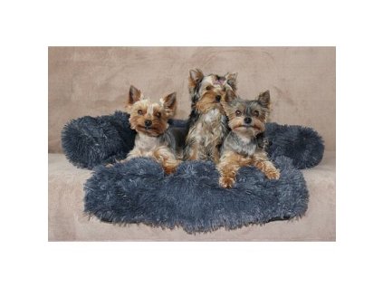 Petsofa Hundebett dunkelgrau Größe XS