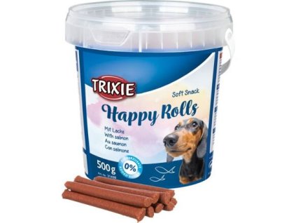 Soft Snack Happy Rolls - Sticks mit Lachs, Eimer 500 g