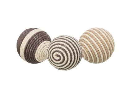 String balls - brown-beige 4.5 cm