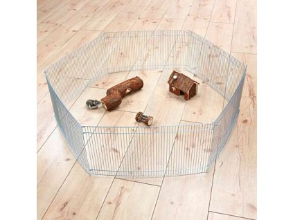 Galvanized enclosure for mice and hamsters 6 parts 48 x 25 cm, ø 90 cm