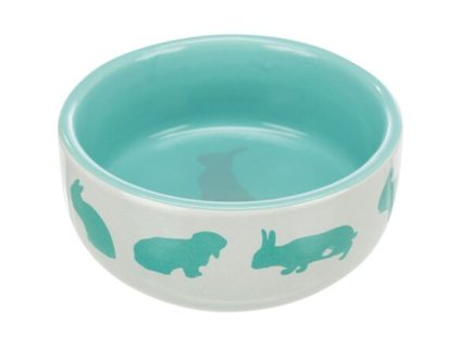 Keramiknapf für Kaninchen, farbig, 250 ml/11 cm