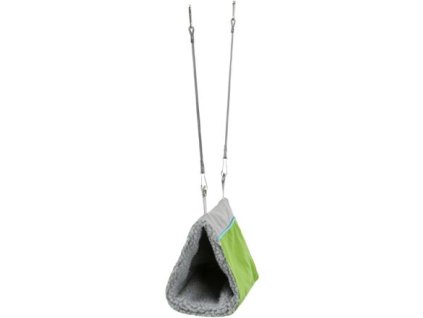 Plush hanging cave for hamsters 9x16x12 cm