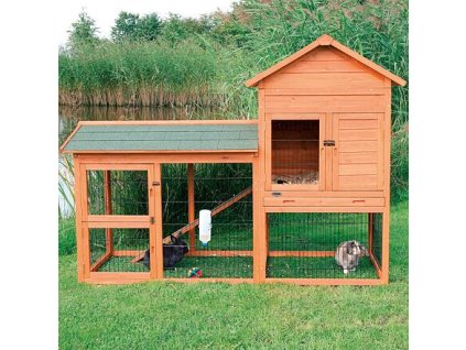 Rabbit hutch extra enclosure 186x146x93cm