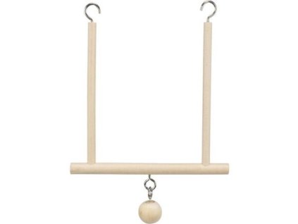 Wooden swing with bell 12x13cm TRIXIE
