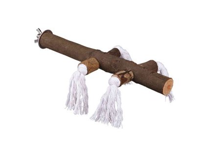 Sitzstange aus Holz mit Baumwolle, groß, 25 cm/25 mm