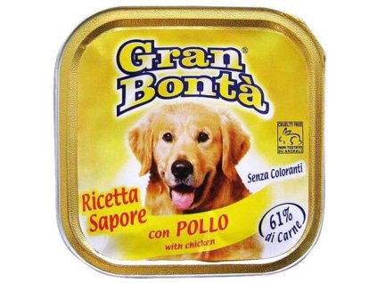 GRAN BONTA Pastete mit Hühnerfleisch für Hunde 150g