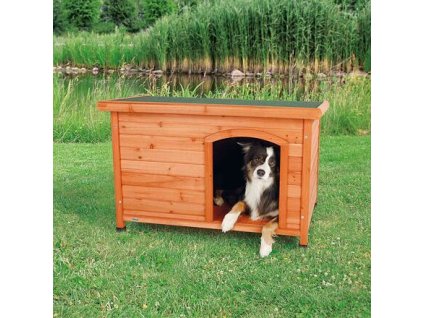 Dog house, wooden, flat roof, ML 104x72x68 cm TRIXIE