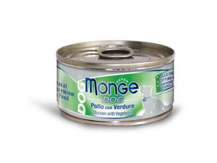 MONGE DOG NATURAL chicken meat with vegetables for dogs 95 g
