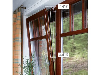 Schutzgitter für das Fenster, rechteckig 65 x 16 cm