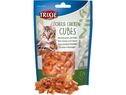 Premio CHEESE CHICKEN CUBES - chicken cubes with cheese 50 g