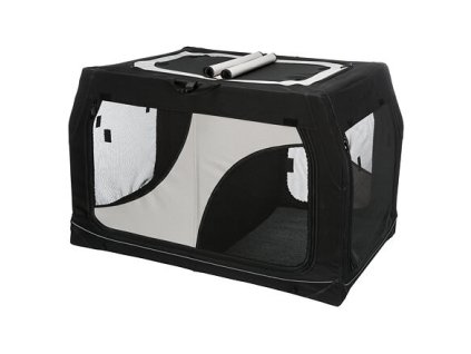 Transportnylon. Box Vario DOUBLE 91x60x61/57 cm schwarz-grau