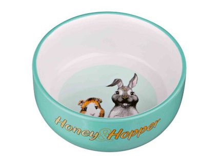 Honey-Hopper ceramic bowl for guinea pigs, rabbits 250ml/11cm